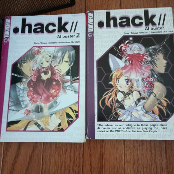 .Hack// Al Buster  Vol 1&2 - Manga Graphic Novels - Picture 1 of 7